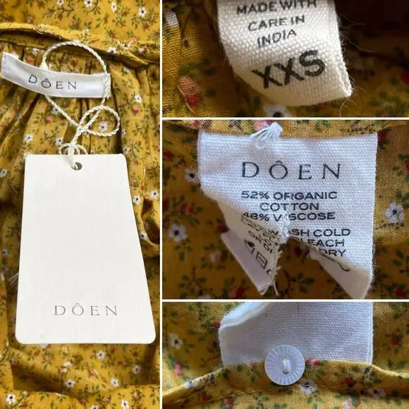 Doen Mustard Maxi Dress - Picture 3 of 9